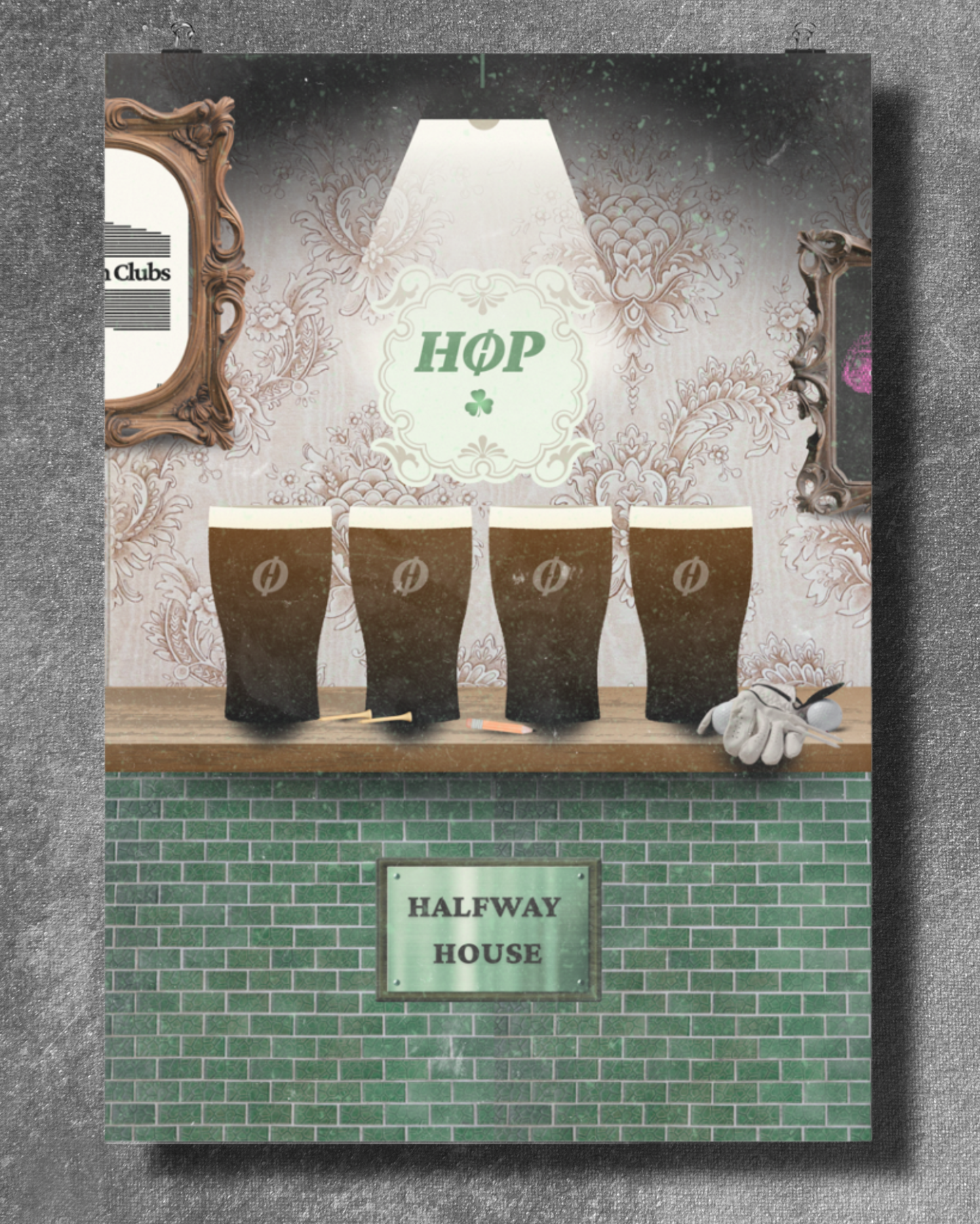 Halfway House - Print - HØP Golf Works